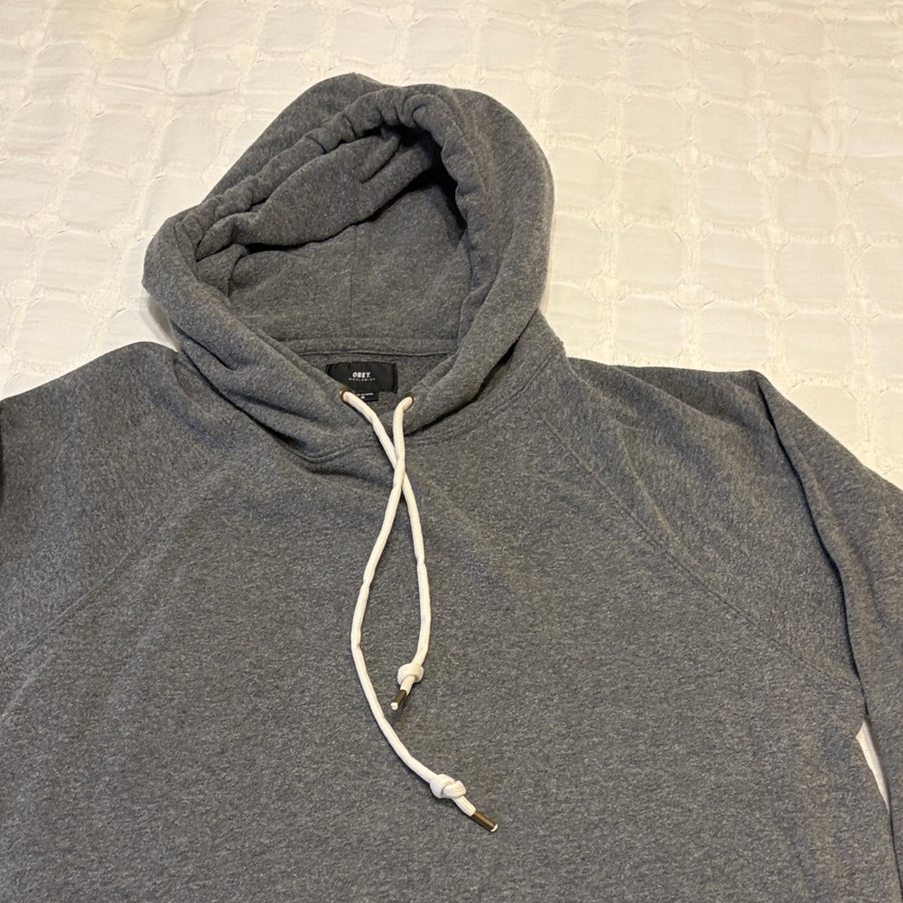 Obey Charcoal Gray Hoodie